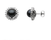 14K White 5/8 CTW Diamond Earring Jackets for Pearl - abigailheche